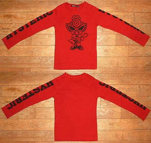 GUITAR DOLLS MINI長袖Ｔシャツ Red