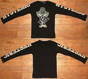 GUITAR DOLLS MINI長袖Ｔシャツ Black