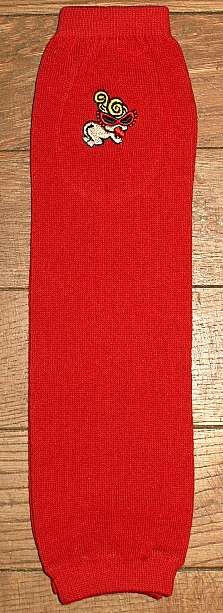 ハイハイMINIレッグウォーマー(Baby) Red