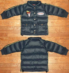 WELCOME MINIダウンジャケット(Baby) Navy