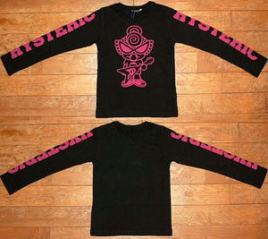 GUITAR DOLLS MINI長袖Ｔシャツ Black