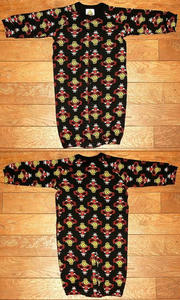 MY FIRST MINI総柄2WAYオール Black①