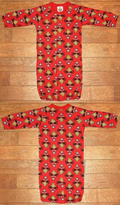 MY FIRST MINI総柄2WAYオール Red①
