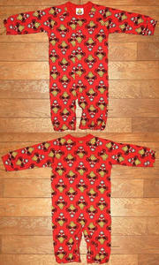 MY FIRST MINI総柄2WAYオール Red②