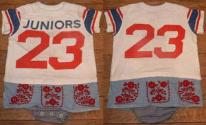 ビンテージテンジク JUNIORS ロンパース White