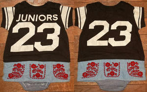 ビンテージテンジク JUNIORS ロンパース Black