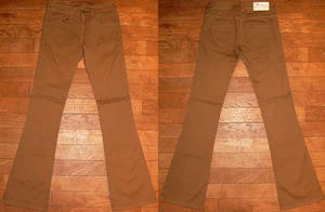 カラーストレッチブーツカット Brown