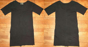 カチオンネップカットワンピー Black