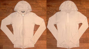 ガーゼポンチョスリムZIP UP White