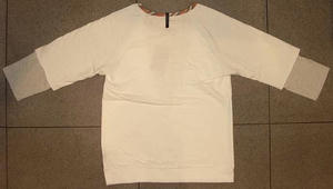 16/-テンジク 7ブソデレイヤードＴシャツ White