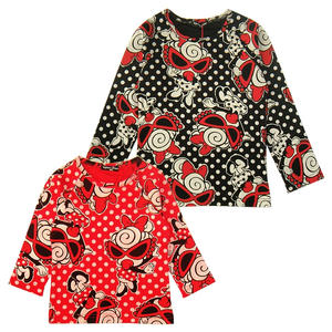 ヒステリックミニ　カドリーミニドット総柄Tシャツ