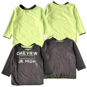 デニムアンドダンガリー　ビンテージテンジクボロボロリバーシブルTシャツ