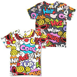 ヒステリックミニ　ヒステリックエースベビー総柄TEE