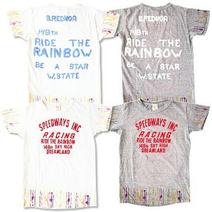 デニムアンドダンガリー　ビンテージテンジクライドザレインボーTEE
