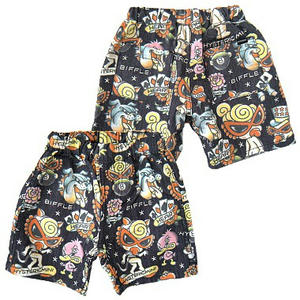 ヒステリックミニ　タトゥー総柄ショートパンツ