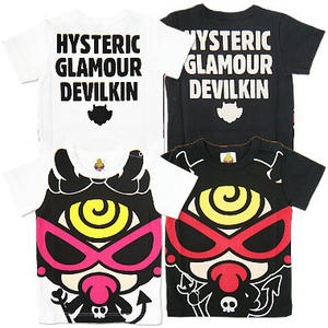 ヒステリックミニ　デビルキン半袖Tシャツ
