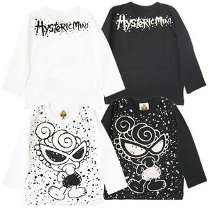ヒステリックミニ　ベビーミニb長袖Tシャツ
