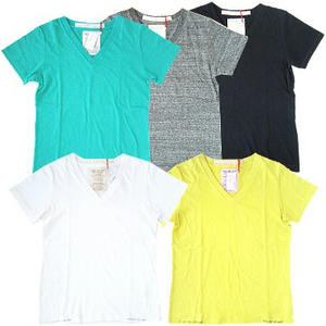 ゴートゥーハリウッド　シルクネップテンジクVネックTシャツ