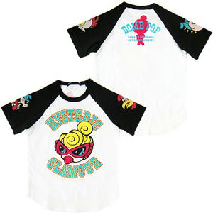ヒステリックミニ　ヒステリックボムポップラグランTシャツ