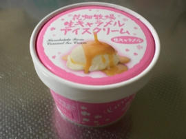 生キャラメルアイスクリーム