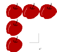 絵柄で囲む