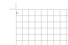 方眼紙のような線